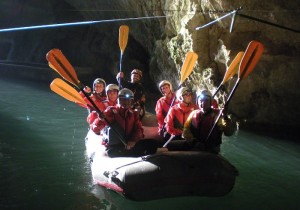 Speleo Raft - grotte di Pertosa