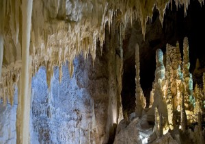 Stalattiti e stalagmiti - grotte di Pertosa